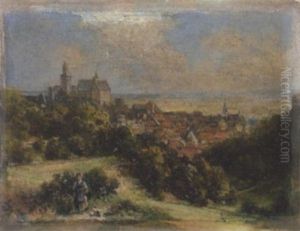 Blick Uber Kronberg In Die Mainebene by Alfred K.J.O. von Schoenberger