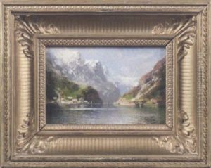 Gebirgssee by Alfred K.J.O. von Schoenberger