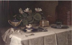 Afternoon Tea by Ignaz Schoenbrunner the Elder