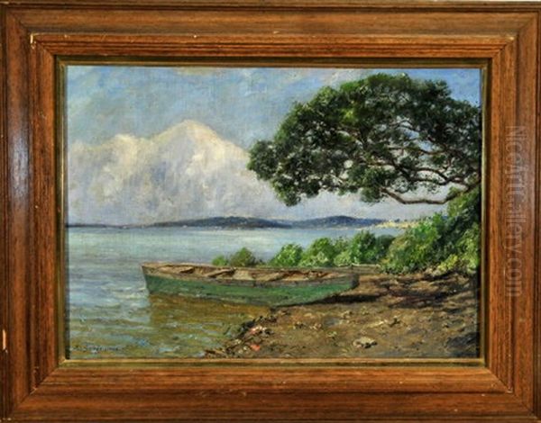 Boot Am Ufer Der Fraueninsel Im Chiemsee - view 1