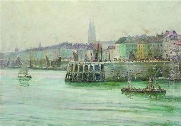 Der Fischereihafen Von Ostende - view 1