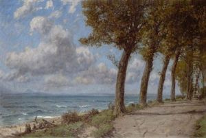 Partie Am Chiemsee by Leopold Schoenchen