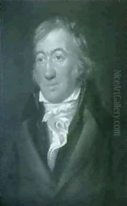 A) Portrait De Femme B) Portrait D'homme by Georg Friedrich Adolf Schoener