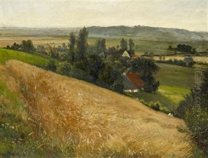 Landschaft Bei Wien by Eduard Schonfeld