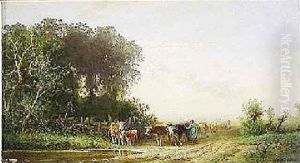Viehtrieb Am Niederrhein
