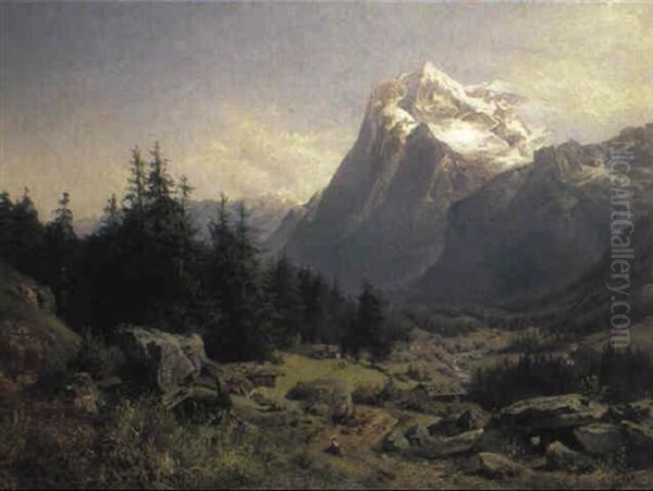 In Den Berner Hochalpen - view 1