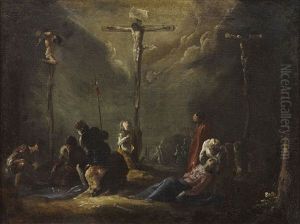 Die Kreuzigung Christi (kalvarienberg) by Johann Heinrich Schoenfeldt