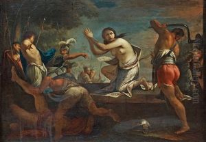 Schonfeld_johann Heinrich The Martyrdom Of Saint Catherine by Johann Heinrich Schoenfeldt