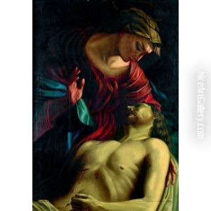 La Vierge De Douleur by Johann Heinrich Schoenfeldt