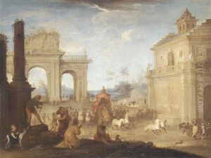 The Triumphal Entry Of Alexander The Great Into Babylon