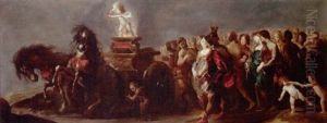 The Triumph Of Love by Johann Heinrich Schoenfeldt