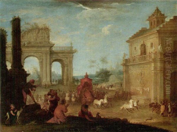 The Arrival Of Alexander The Great At Babylon - view 1