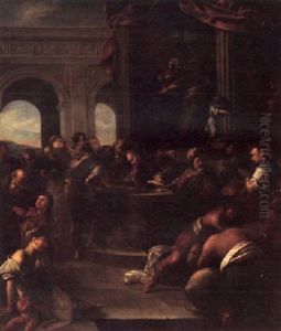 A Biblical Scene: Joseph Distributing Corn(?)