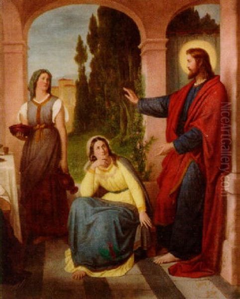 Christus Im Hause Der Martha - view 1