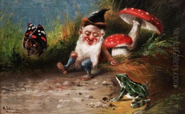 Gnome And Frog - view 1