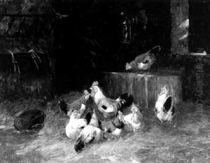 Federvieh Im Stall by Alfred Schoenian