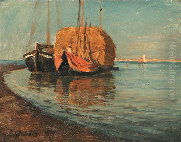 Ankernde Boote - view 1