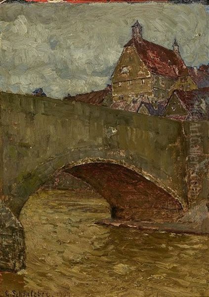 A Bridge At Besigheim - view 1