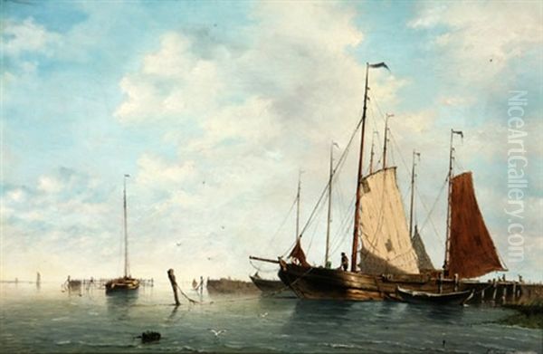 Boats In A Harbor - view 1
