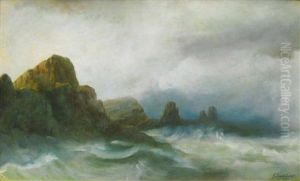 Felsenkuste by Gustav Schoenleber