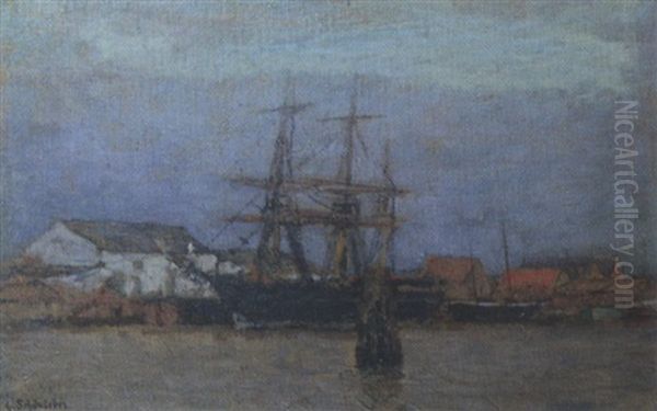 In Einem Hollandischen Hafen - view 1