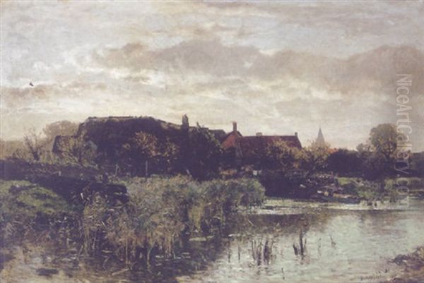 Dorf In Holland (am Abend) - view 1