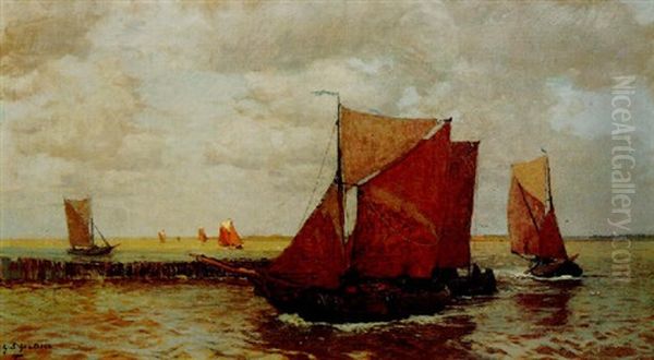 Heimkehrende Fischerboote, Veere - view 1