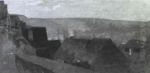 Blick Vom Mauerweg Auf Das Stadtchen Besigheim