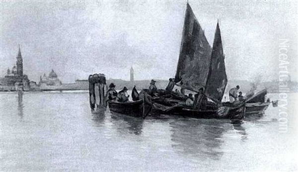 Fischerboote In Der Lagune Vor Venedig - view 1