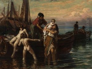 Fishing Boats by Alois Schoenn