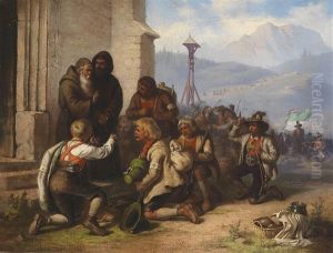Tiroler Wallfahrer by Alois Schoenn
