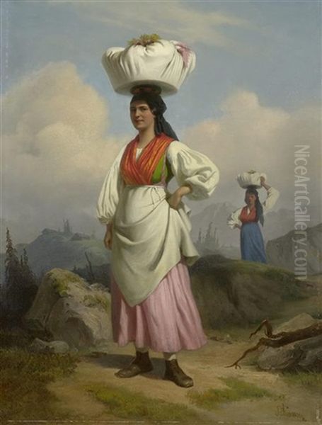 Zwei Frauen In Tracht - view 1