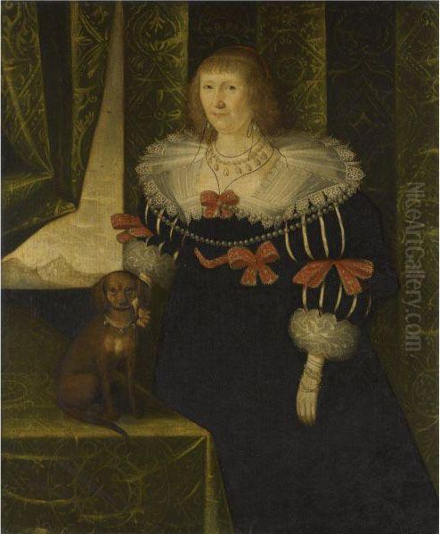 Portrait Of A Lady, Thought To Be Jane Danvers (circa 1610-1662),mrs George Herbert, Later Second Wife Of Sir Robert Cooke - view 1