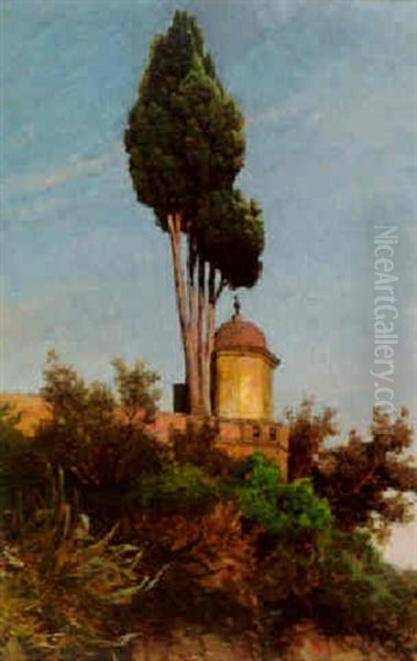 Sudliche Landschaft Mit Kapelle - view 1
