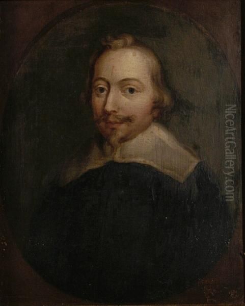 Portrait Of John Pym, Bust-length, In A Painted Oval - view 1