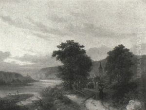 Road To The Village by Henri J. Schoofs