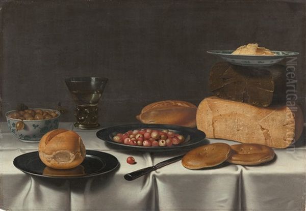 Banketje Mit Beeren, Brot Und Wein - view 1