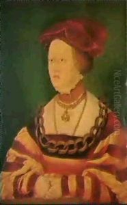Bildnis Einer Dame Mit Renaissanceschmuck Und-hut.