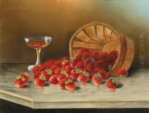 Still Life With Strawberries by John Bower