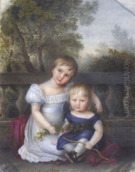 Prinzessin Alexandra Amalie Und Prinz Adalbert Wilhelm Von Bayern - view 1