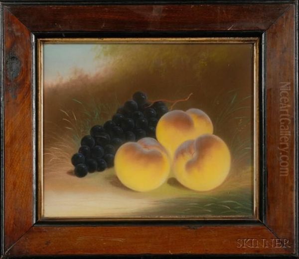 Still Life With Peaches And Grapes - view 1