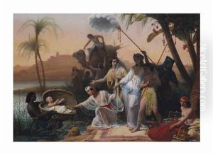 The Finding Of Moses by Heinrich Frederic Schopin