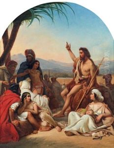 Predication De Saint-jean-baptiste Dans Le Desert by Heinrich Frederic Schopin