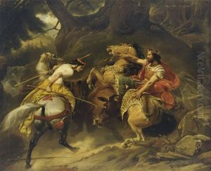 Charlemagne Et Hildegarde by Heinrich Frederic Schopin