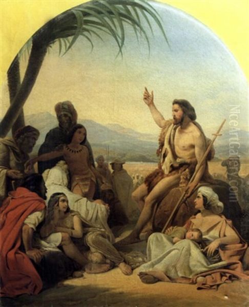 Saint Jean Baptiste Prechant Dans Le Desert - view 1