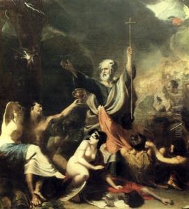 La Colere De Moise De Retour De La Montagne by Heinrich Frederic Schopin