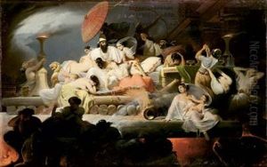 Le Bucher De Sardanapale by Heinrich Frederic Schopin