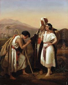 Laban Receiving Jacob Into The Family by Heinrich Frederic Schopin