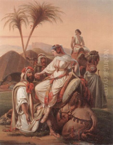 Boaz Welcoming Ruth - view 1