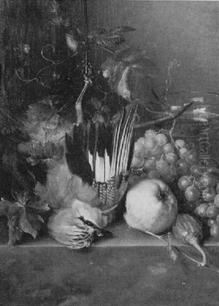 Still Life With Fruit And Bird - view 1